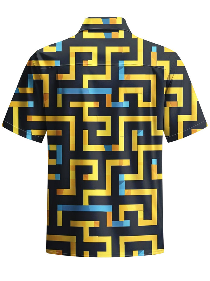 Alohadaddy® Casual Geometric Print Men&