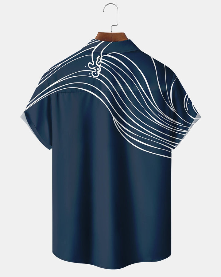 Alohadaddy® Casual Geometric Print Men&