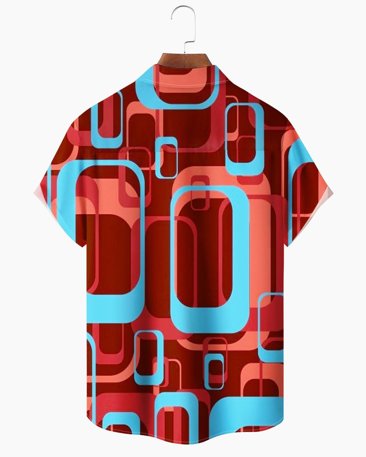 Alohadaddy® Casual Geometric Print Men&
