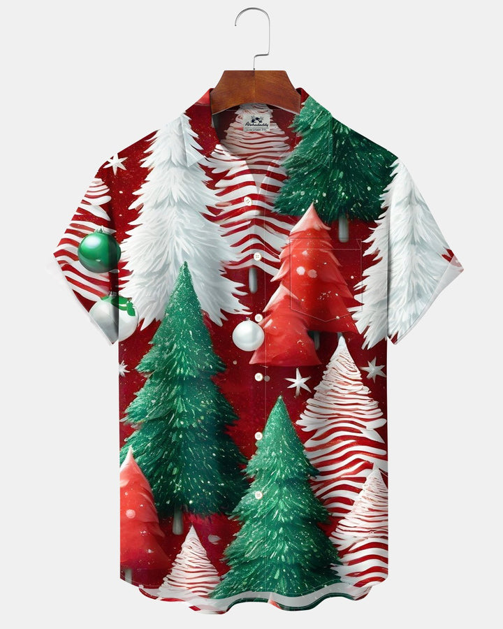 Alohadaddy® Holiday Christmas Tree Print Men&