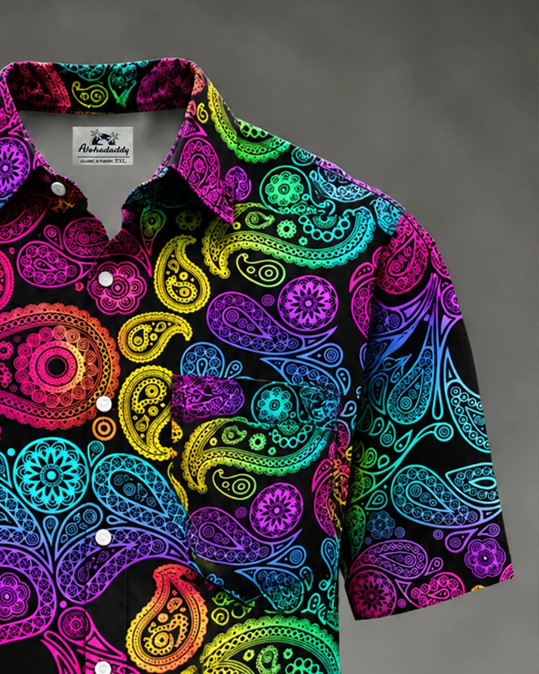 Alohadaddy® Halloween Colorful Skull Print Men&