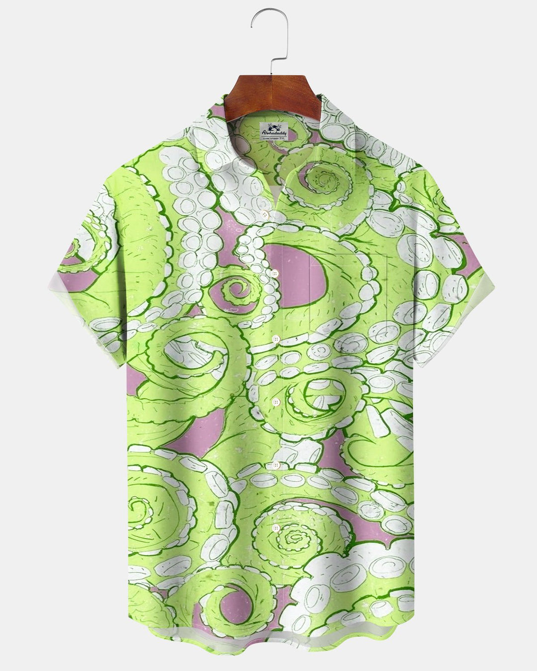 Alohadaddy® Casual Abstract Octopus Print Men&