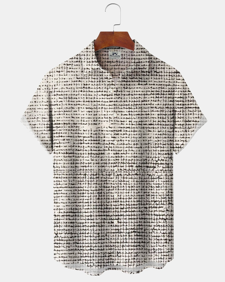 Alohadaddy® Casual Minimalist Polka Dot Solid Color Print Men&