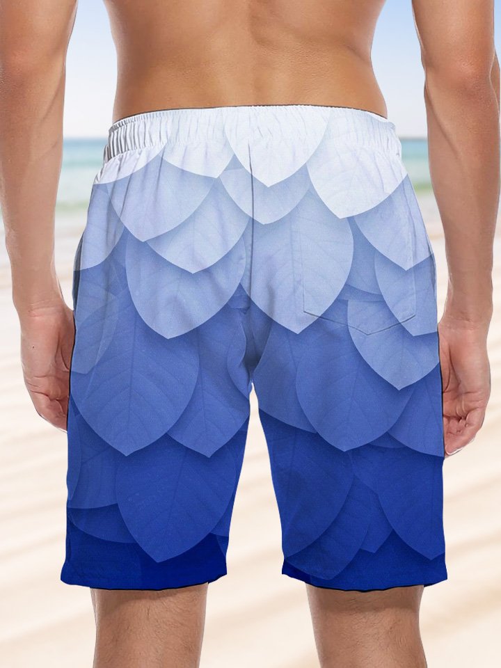 Alohadaddy® Hawaiian Leaves Gradient Art Print Men&