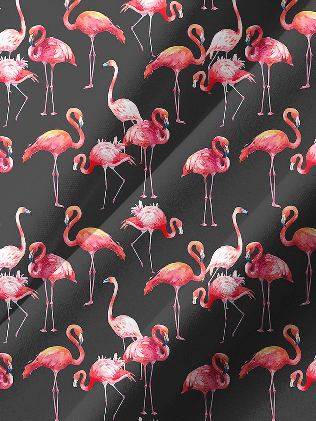 Alohadaddy® Hawaiian Flamingo Art Print Chest Pocket Men&