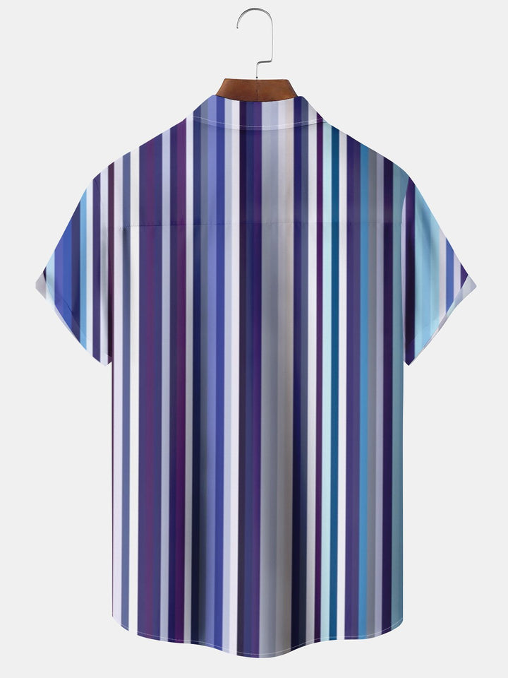 Alohadaddy® Vintage Stripe Print Pocket Stretch Men&
