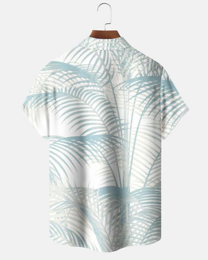 Alohadaddy® Hawaiian Palm Leaf Print Men&