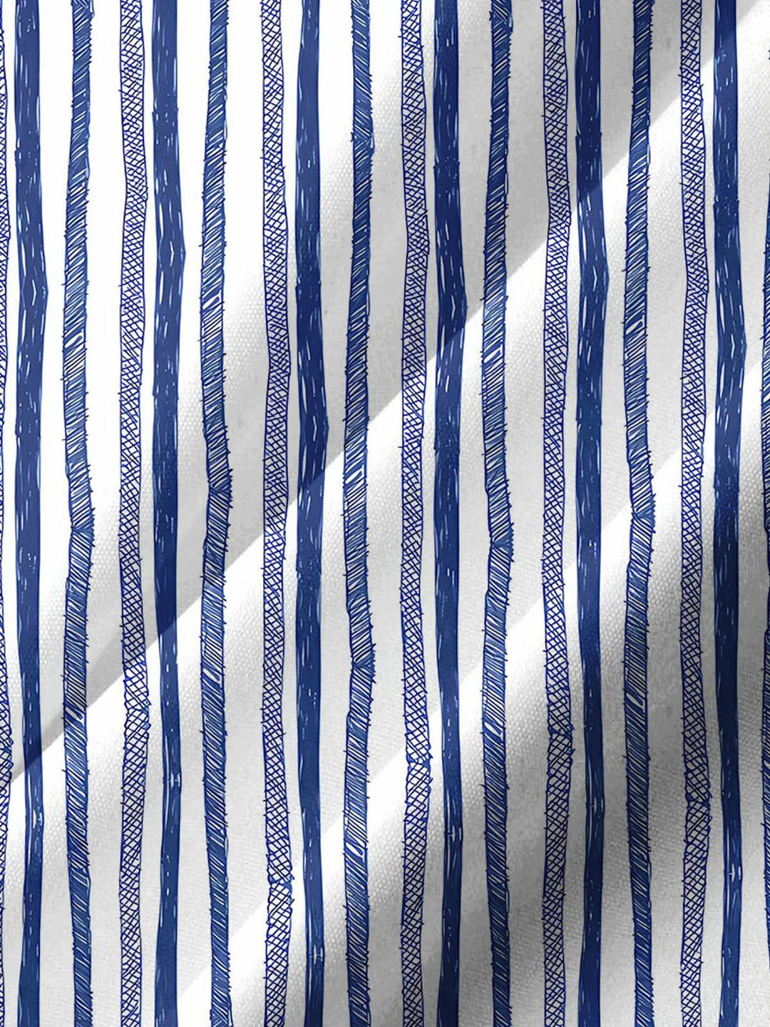 Alohadaddy® Casual Stripes Art Print Chest Pocket Mens Wicking Short Sleeve Shirt Big &amp; Tall
