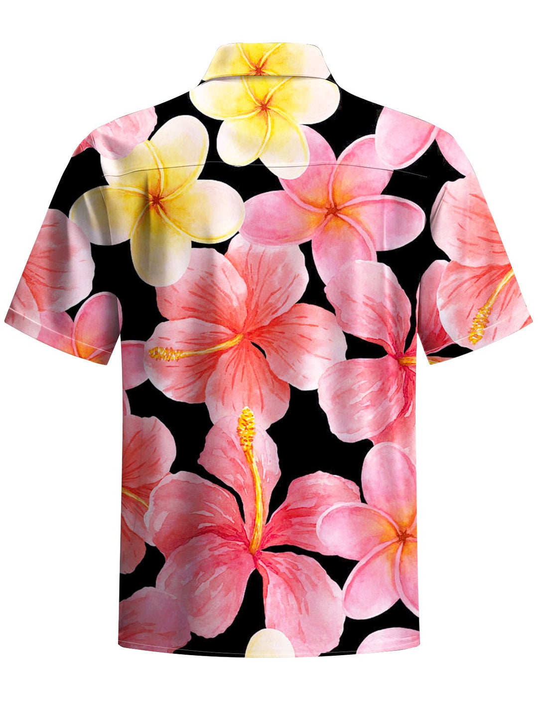 Alohadaddy® Hawaiian Floral Art Print Chest Pocket Men&