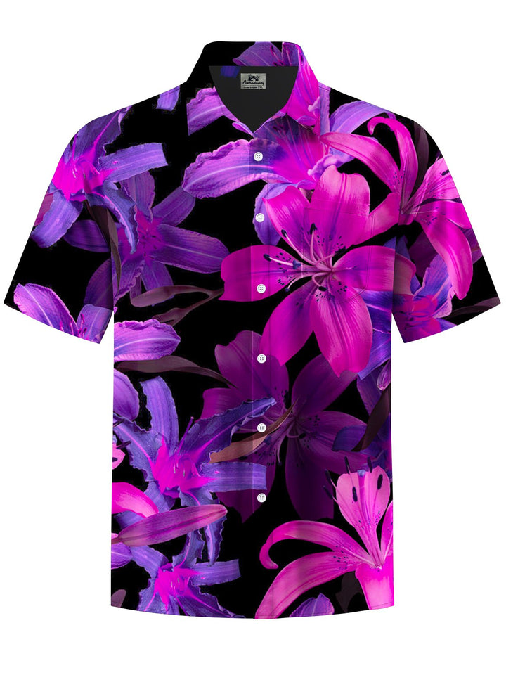 Alohadaddy® Casual Floral Art Print Stretch Men&