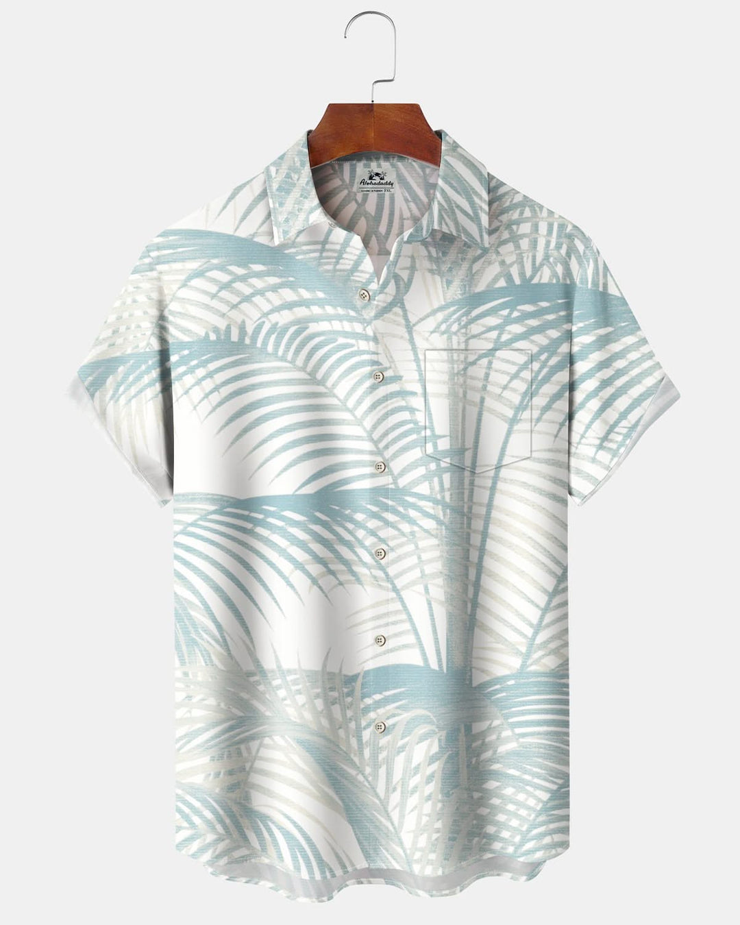 Alohadaddy® Hawaiian Palm Leaf Print Men&
