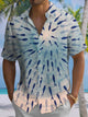 Alohadaddy® Vintage Fish Art Print Chest Pocket Mens Short Sleeve Shirt Big & Tall