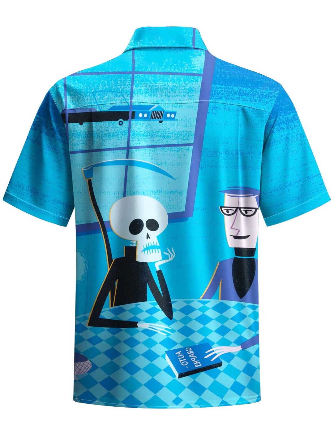 Alohadaddy® Vintage Atomic Death Art Print Pocket Stretch Men&