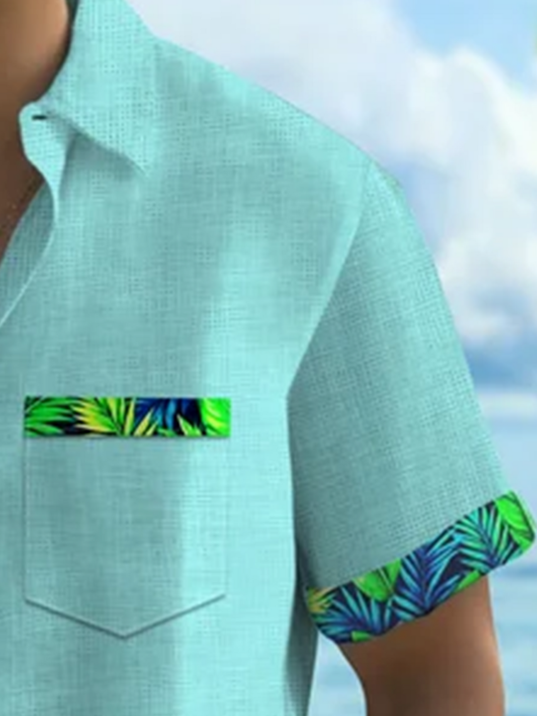 Alohadaddy® Hawaii Basic Textured Floral Print Men&