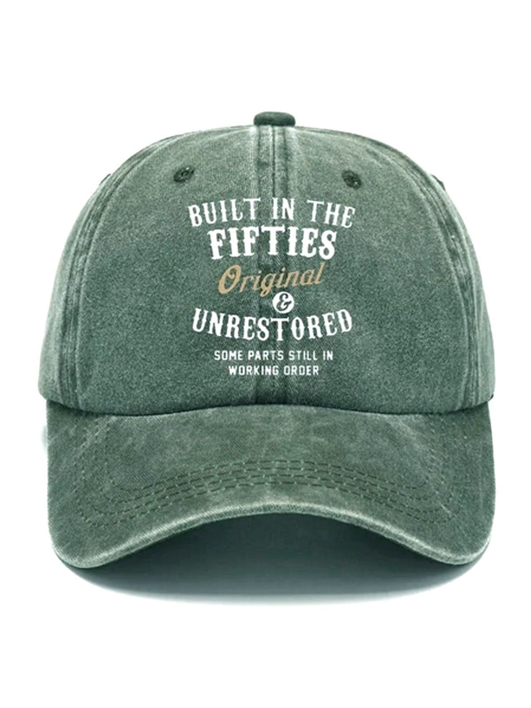Casquette de baseball rétro imprimée des années 50 pour homme