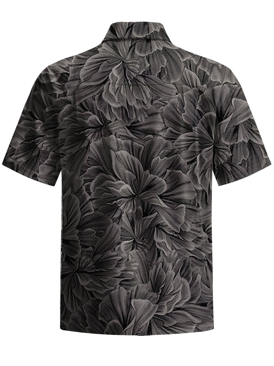 Alohadaddy® Vintage Floral Art Print Chest Pocket Moisture-Wicking Men&
