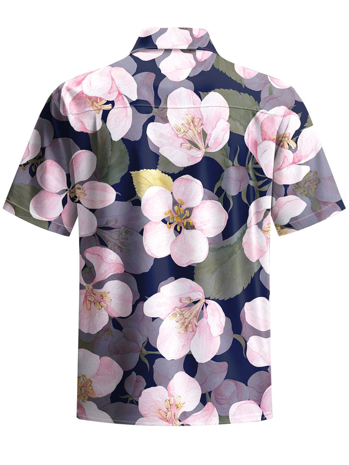 Alohadaddy® Casual Cherry Blossom Art Print Stretch Men&