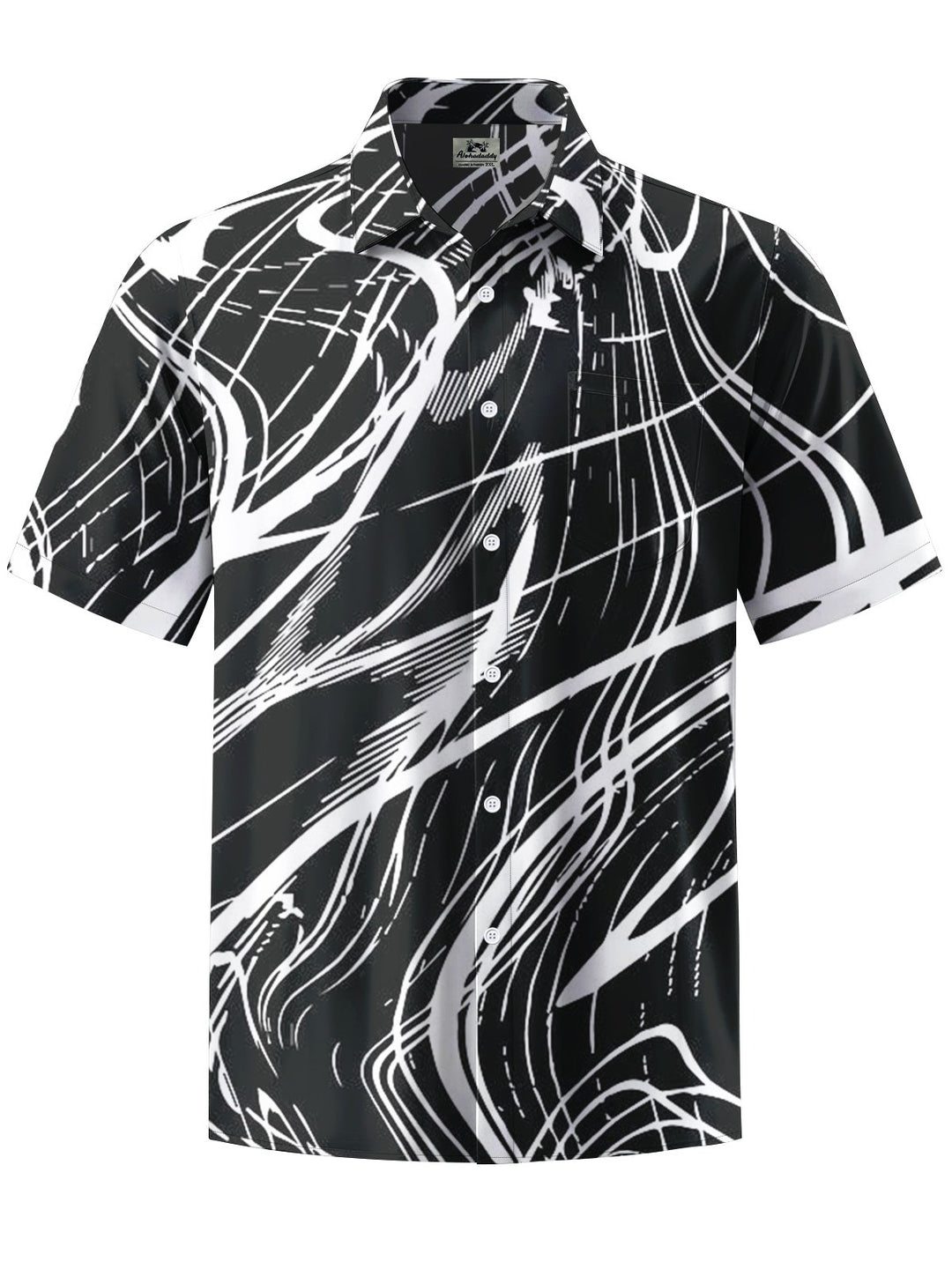 Alohadaddy® Casual Stripe Abstract Print Men&