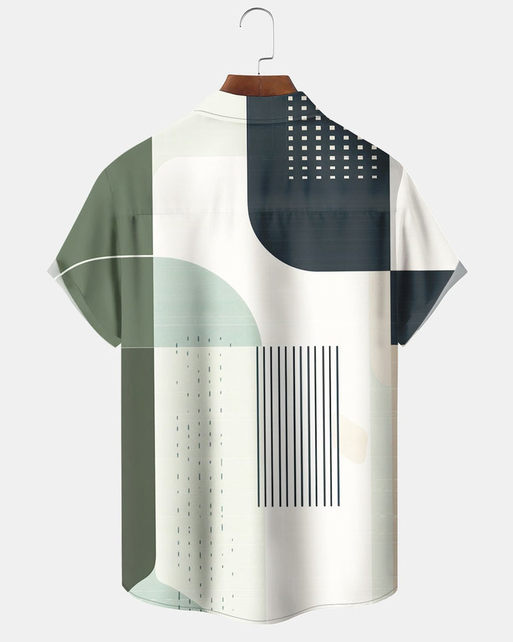 Alohadaddy® Casual Geometric Print Men&