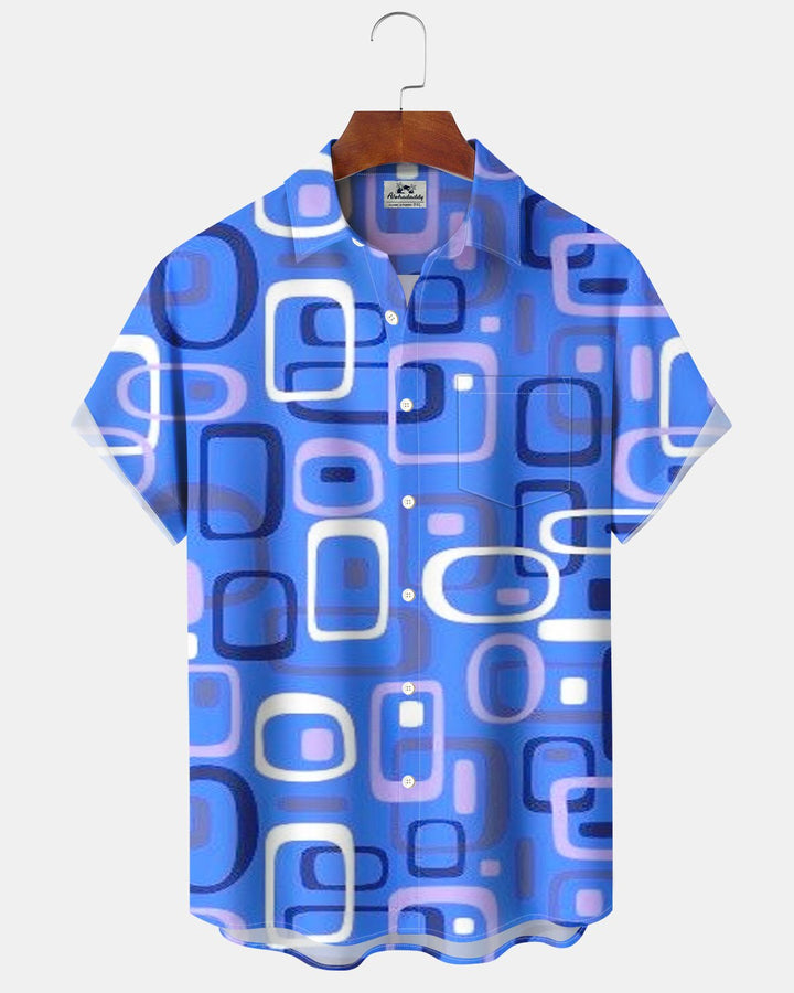 Alohadaddy® Casual Geometric Print Men&