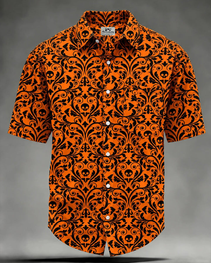Alohadaddy® Halloween Skull Art Print Men&