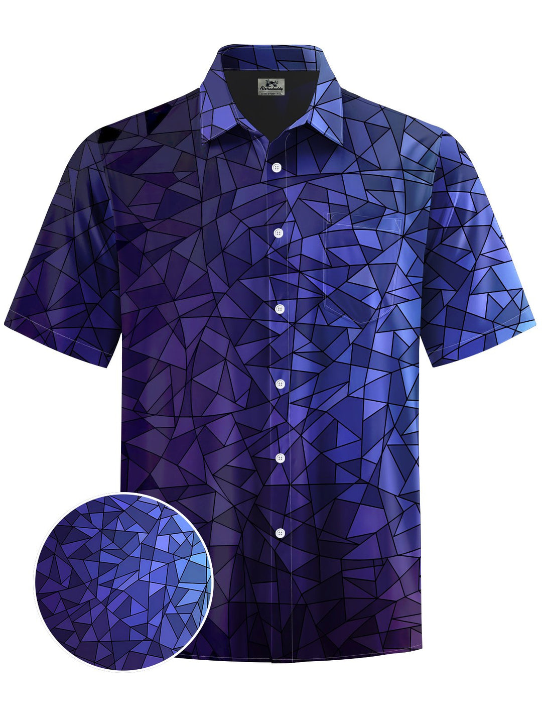 Alohadaddy® Casual Geometric Gradient Print Art Men&