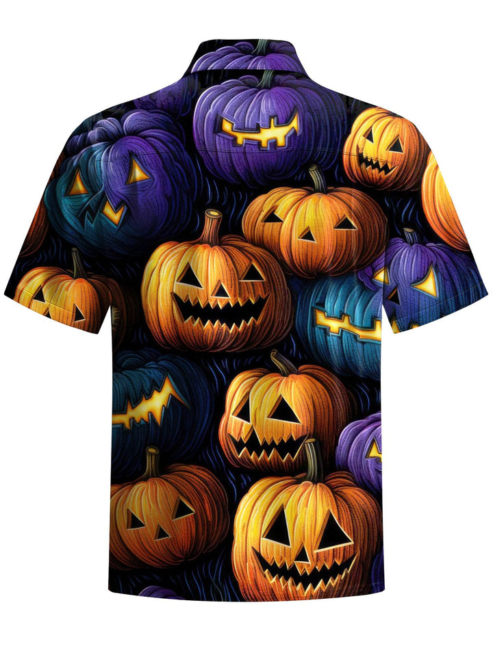 Alohadaddy® Halloween Pumpkin Monster Print Art Pocket Stretch Men&