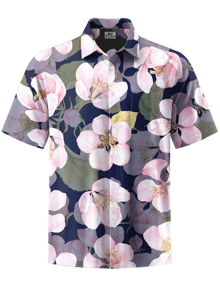 Alohadaddy® Casual Cherry Blossom Art Print Stretch Men&