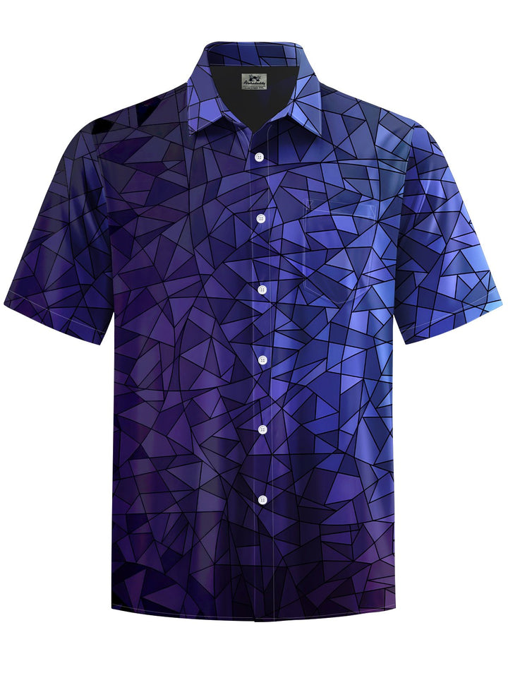 Alohadaddy® Casual Geometric Gradient Print Art Men&