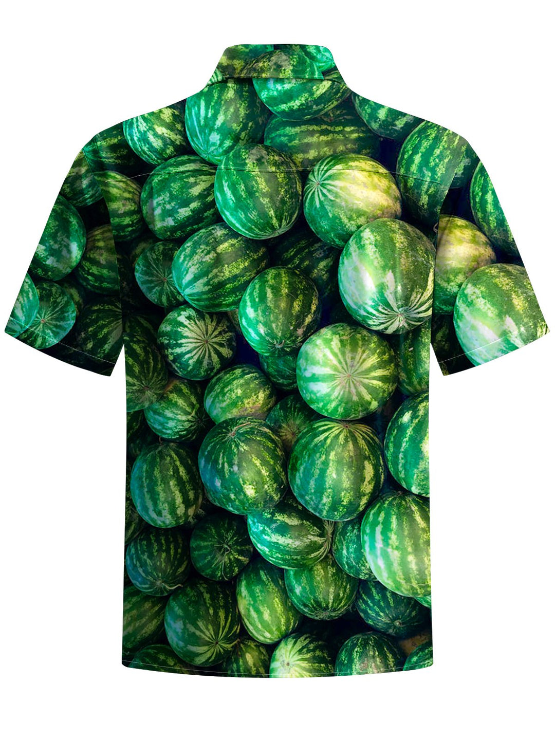 Alohadaddy® Hawaiian Watermelon Art Print Chest Pocket Men&