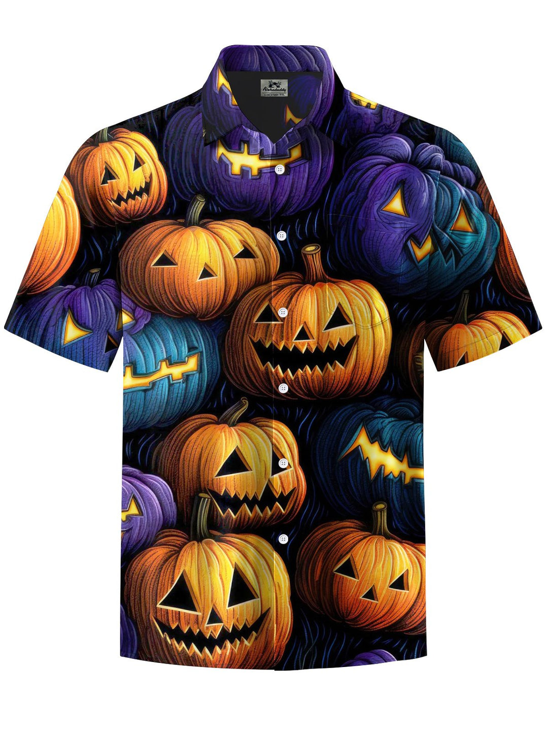 Alohadaddy® Halloween Pumpkin Monster Print Art Pocket Stretch Men&