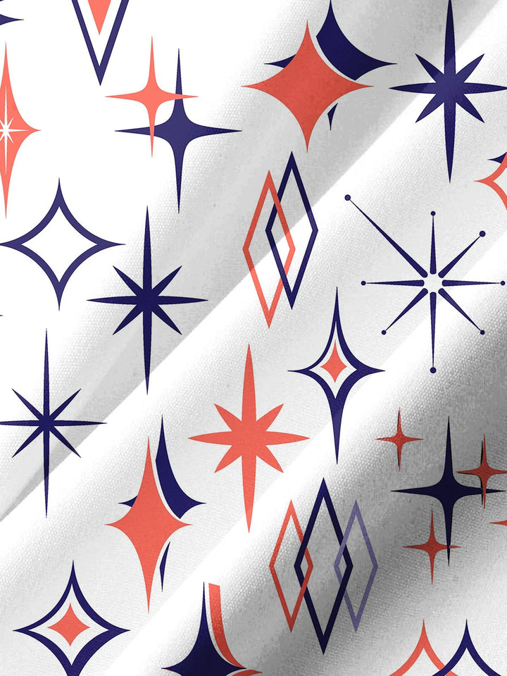 Alohadaddy® Casual Geometric Art Print Stretch Pocket Men&