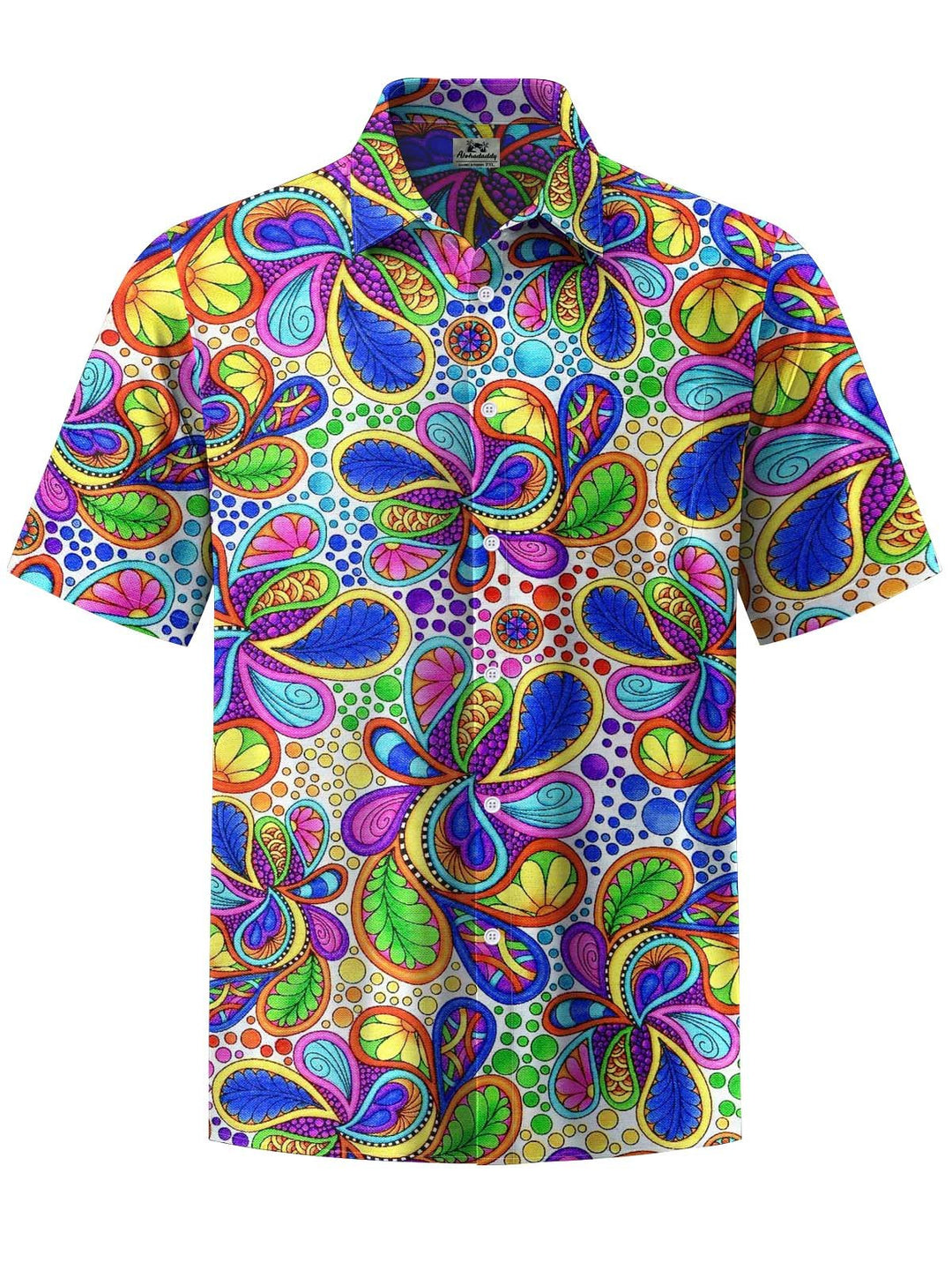 Alohadaddy® Casual Paisley Flower Print Art Pocket Elastic Men&