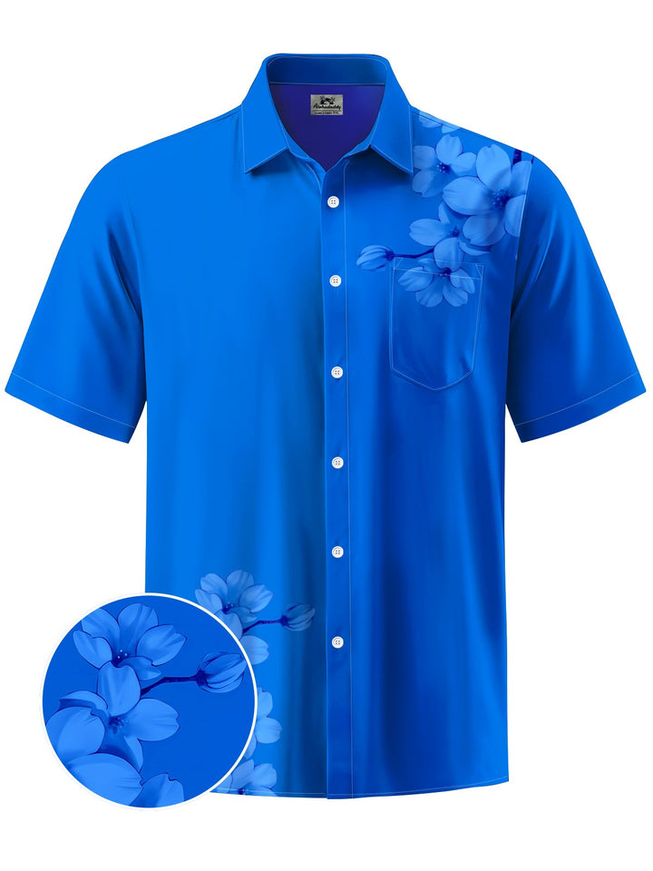 Alohadaddy® Casual Floral Art Print Moisture Wicking Men&
