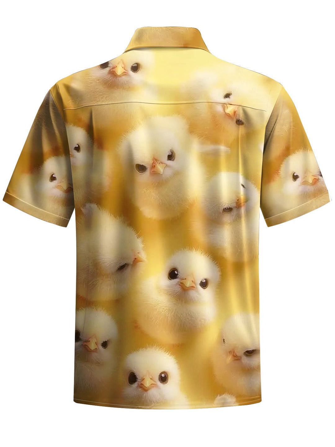 Alohadaddy® Casual Yellow Chicken Print Art Moisture Wicking Men&