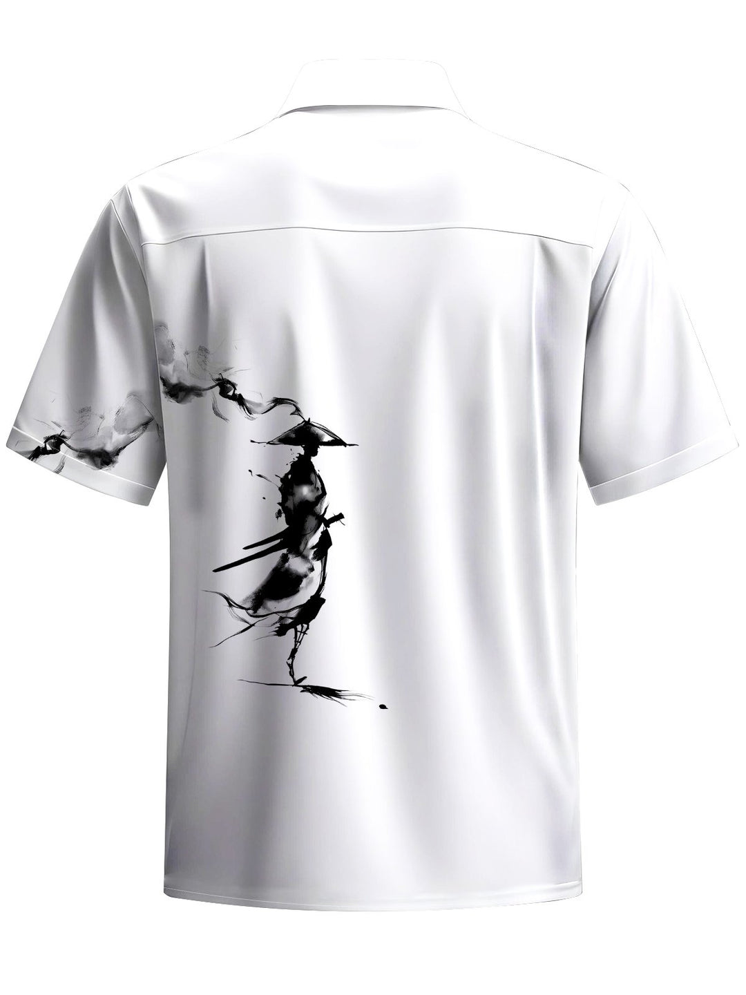 Alohadaddy® Casual Painting Knight Print Art Chest Pocket Men&