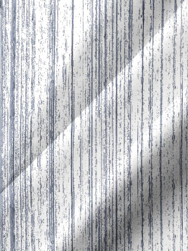Alohadaddy® Casual Stripe Art Print Chest Pocket Stretch Men&