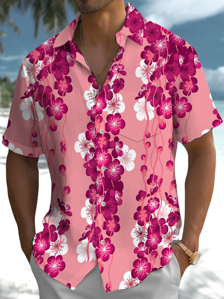 Alohadaddy® Hawaiian Floral Print Men&