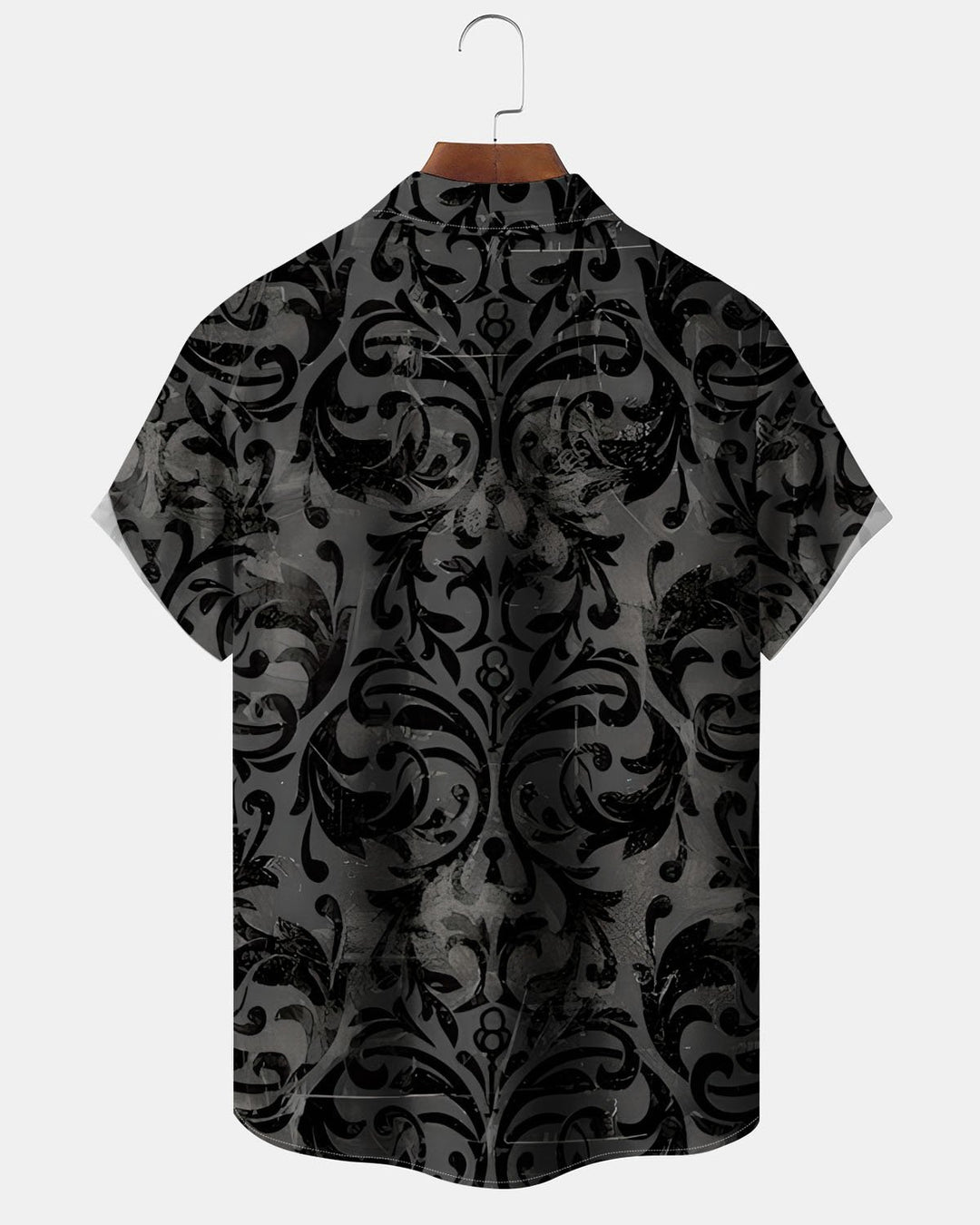 Alohadaddy® Vintage Baroque Print Art Button Pocket Cardigan Men&