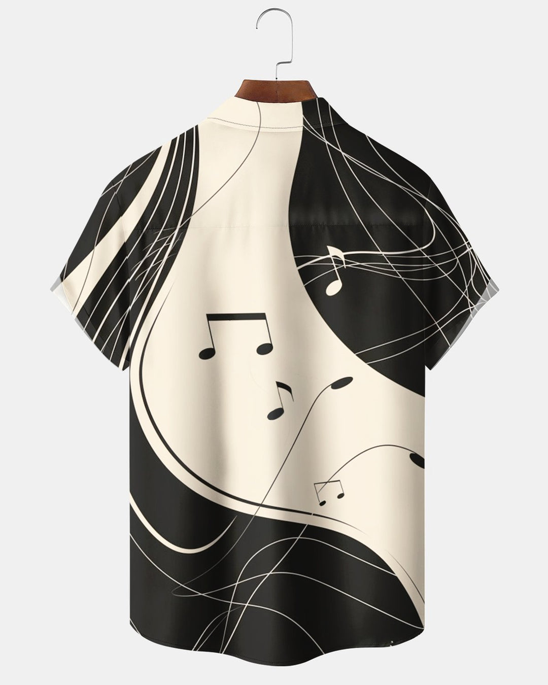 Alohadaddy® Retro Musical Note Print Men&
