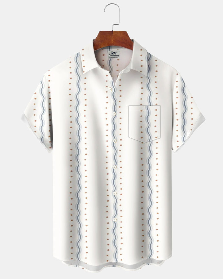 Alohadaddy® Casual Geometric Print Men&