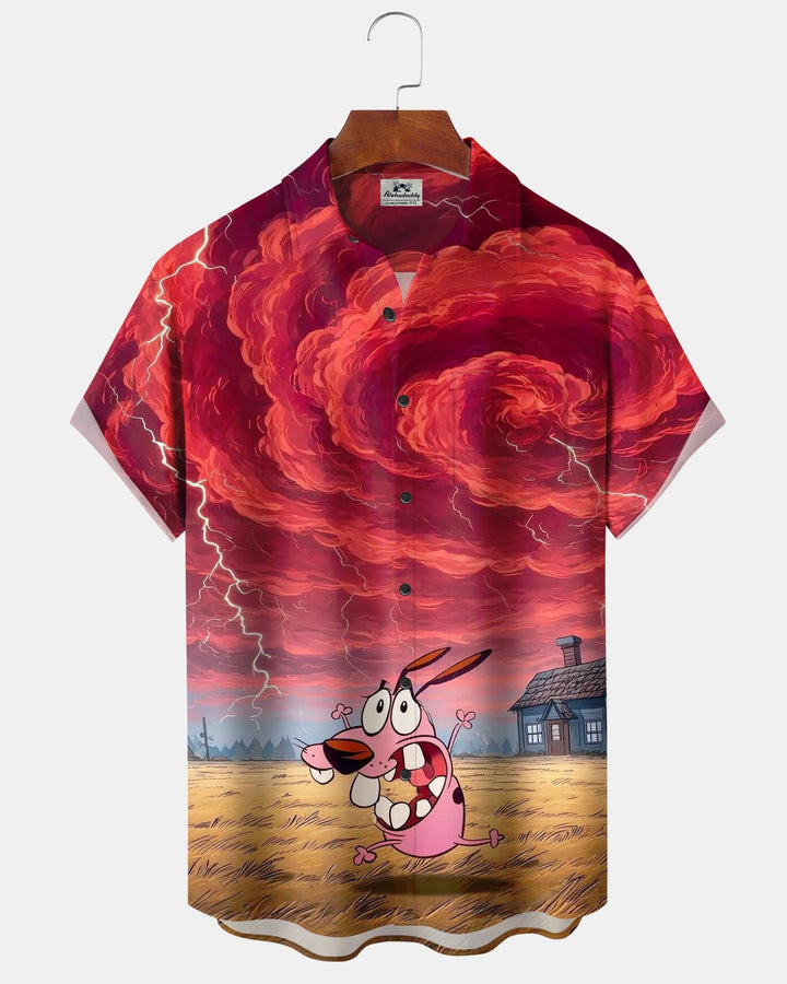 Alohadaddy® Halloween Cartoon Cloud Movie Print Men&
