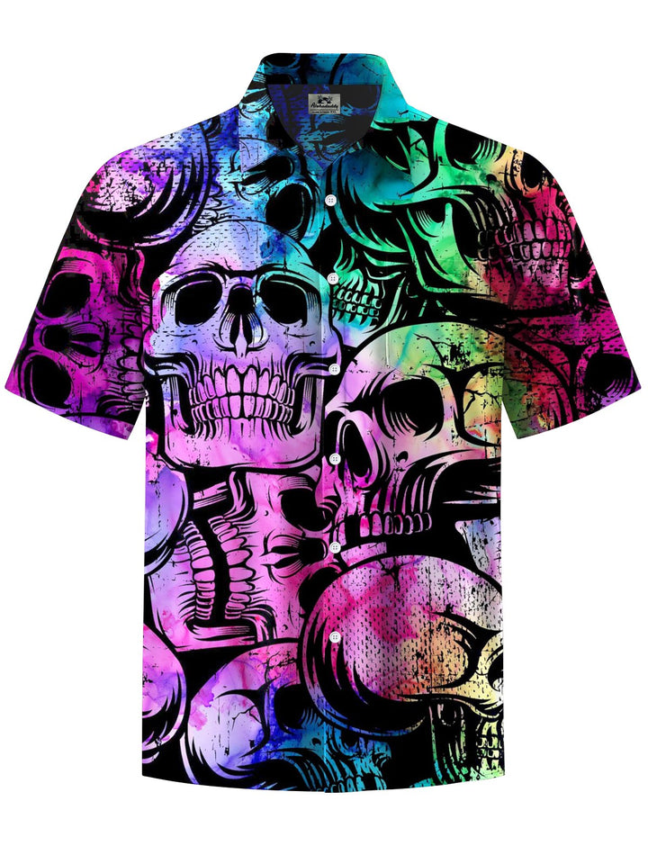Alohadaddy® Halloween skull print with pockets and stretch for men&