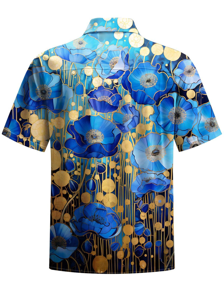 Alohadaddy® Casual Floral Print Pocket Stretch Men&