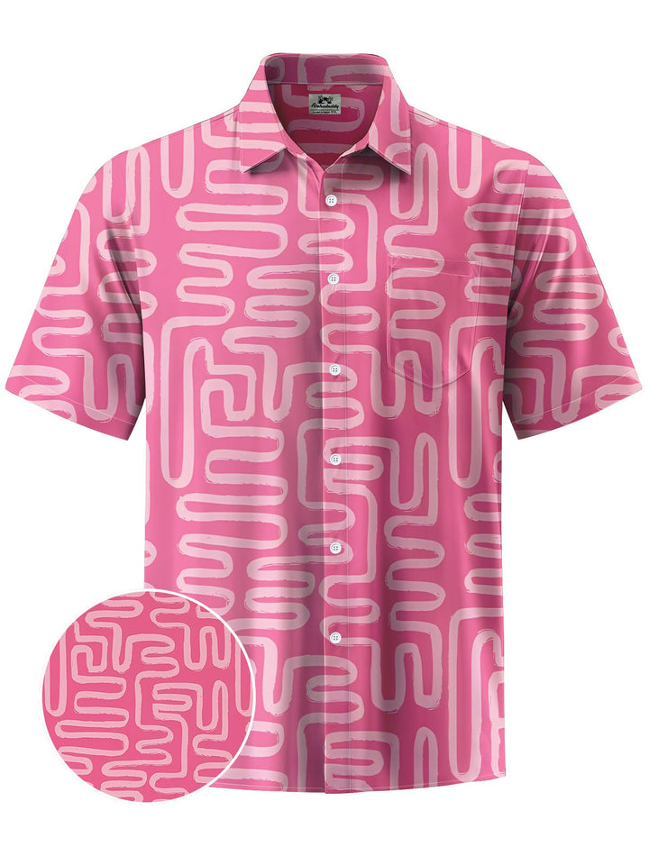 Alohadaddy® Casual Geometric Printed Moisture Wicking Men&