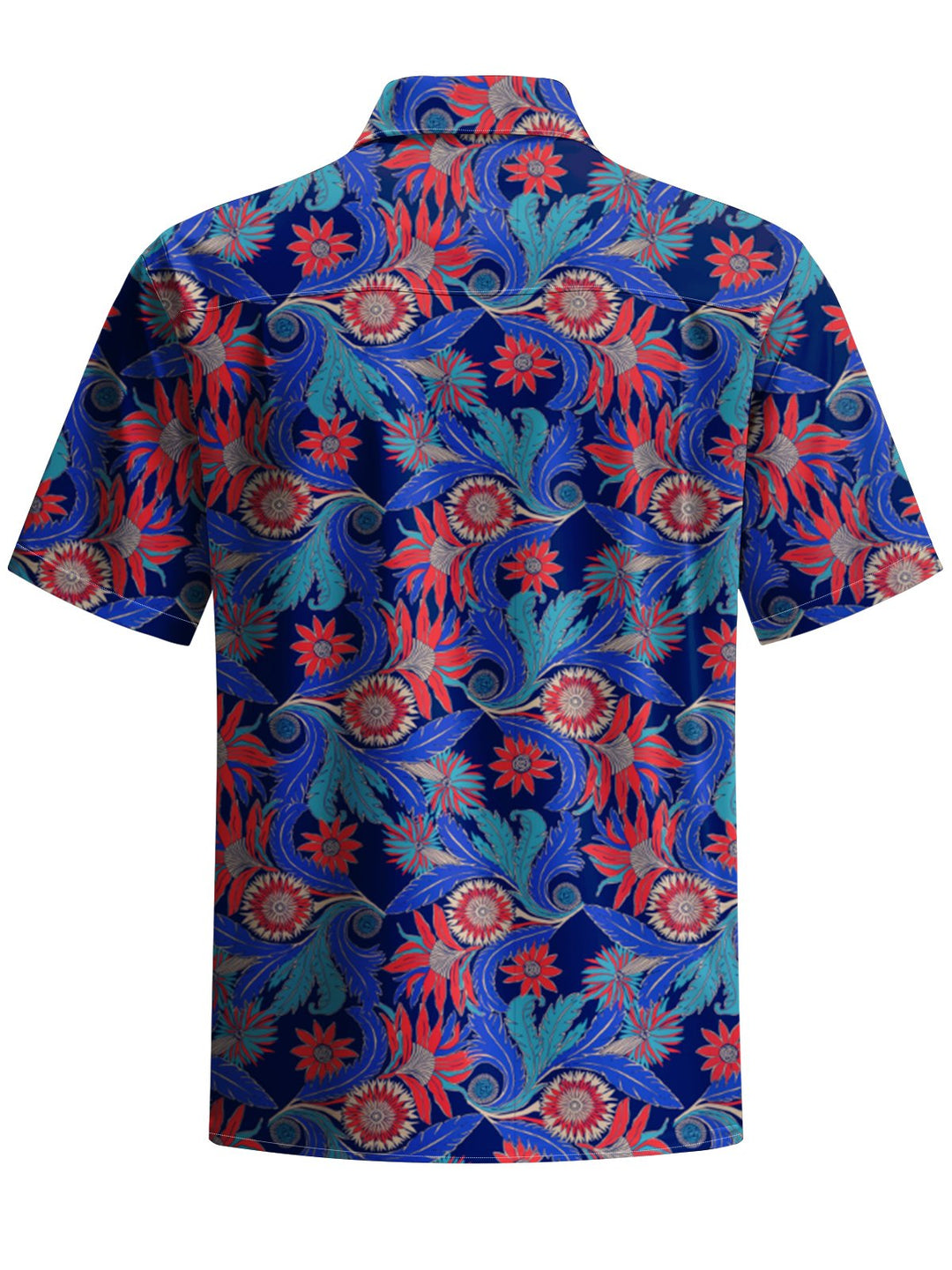 Alohadaddy® Casual Floral Print Art Pocket Stretch Men&