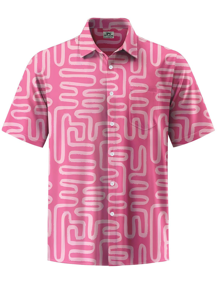 Alohadaddy® Casual Geometric Printed Moisture Wicking Men&