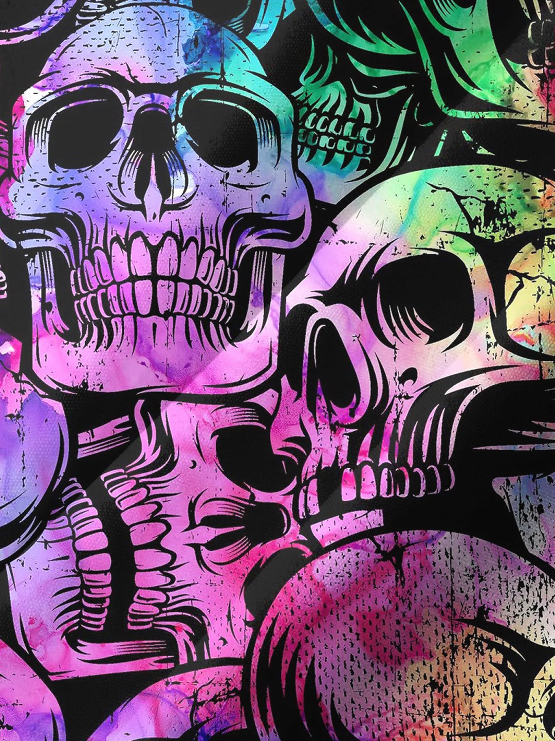 Alohadaddy® Halloween skull print with pockets and stretch for men&