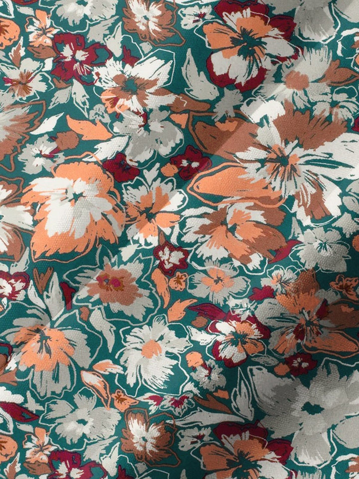 Alohadaddy® Casual Floral Print Art Pocket Stretch Men&