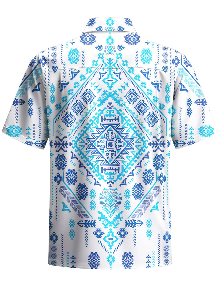 Alohadaddy® Casual Ethnic Pattern Print Men&